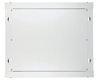 Extralink Szafka wisząca rack 9U 600x600 szara szklane drzwi EX.8581 - 489305 - zdjęcie 5